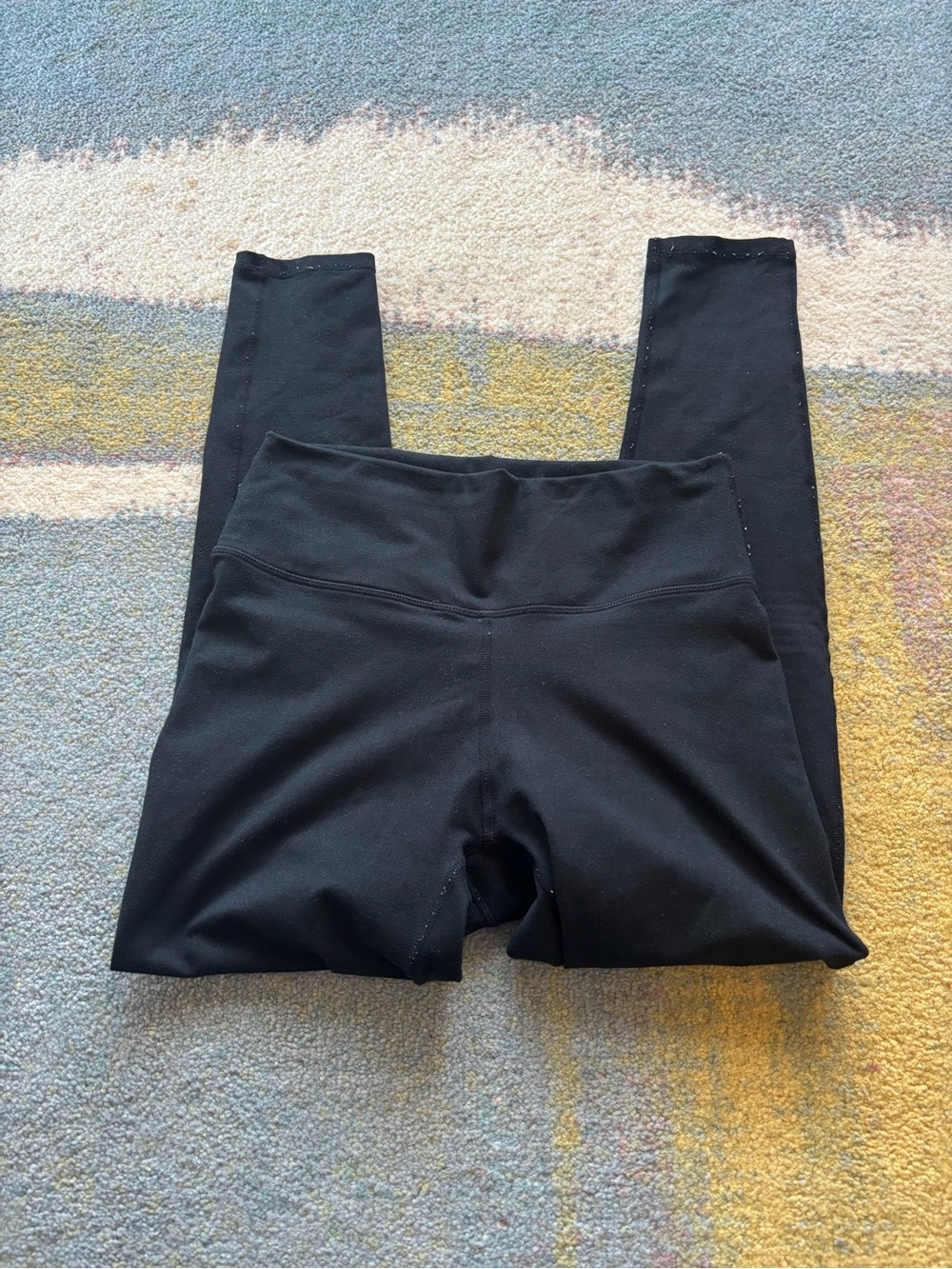 FABLETICS black high waisted leggings, used, XS